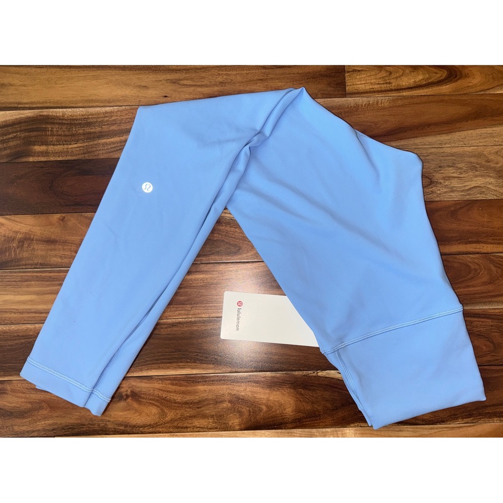 Lululemon Wunder Train HR Tight 28" Everlux Sinatra Blue Leggings NWT Size 8